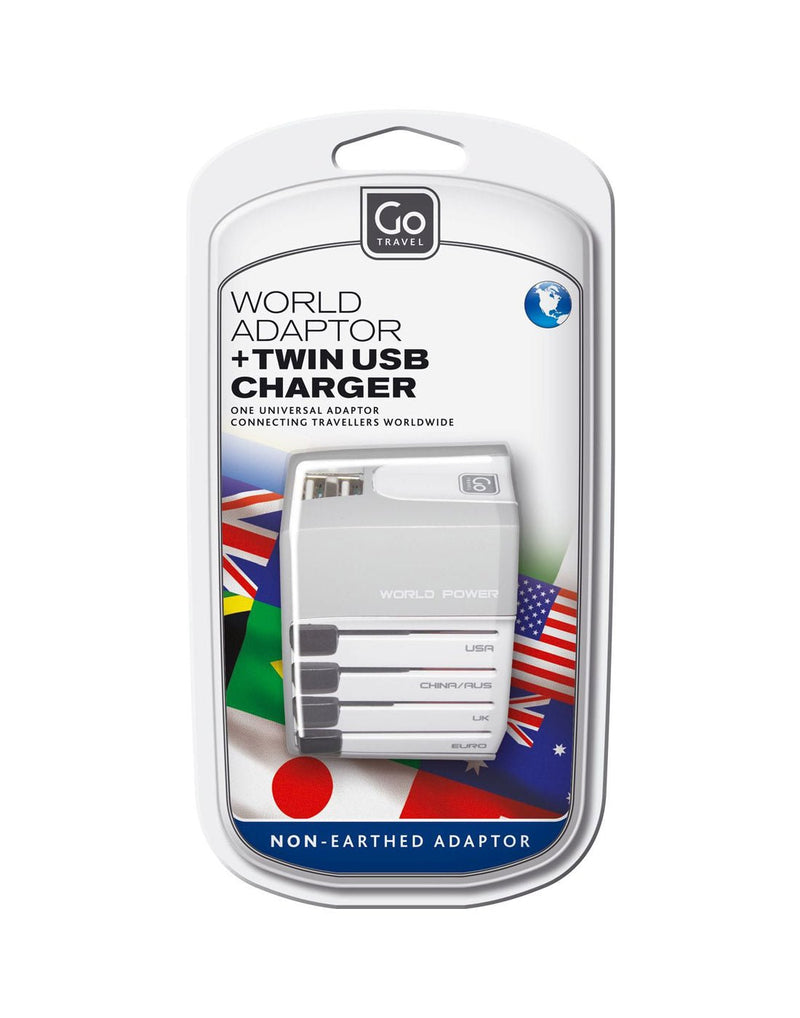 Go Travel Worldwide USB Adapter, package view