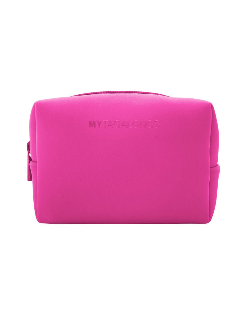 MyTagAlongs Cosmetic Case, hot pink, front view