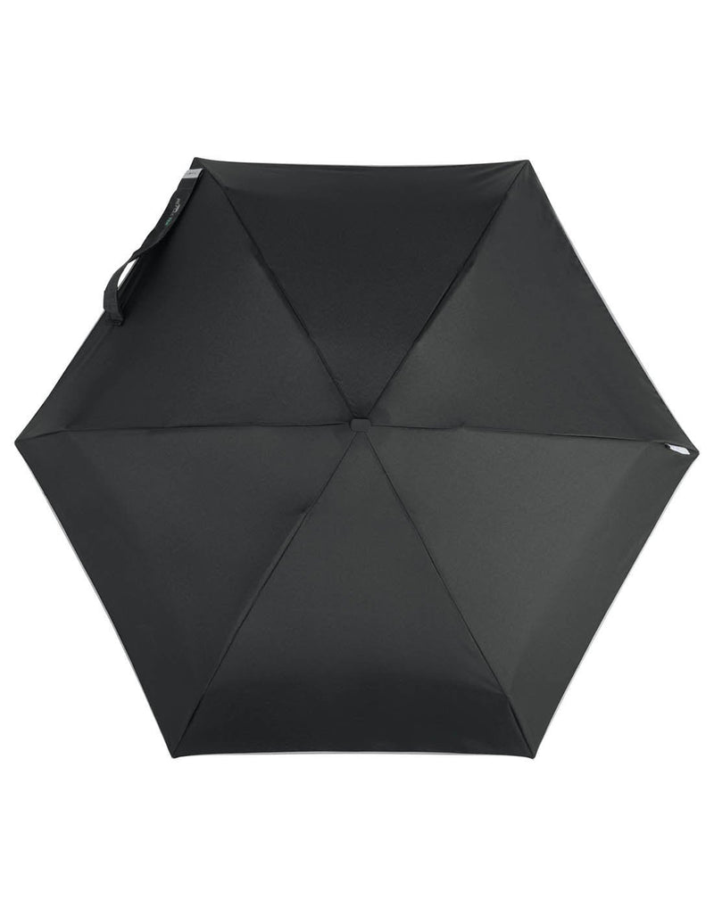 Reflectek black colour compact umbrella top view