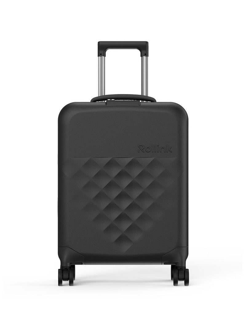 Rollink Flex 360° Carry-On, black, front view