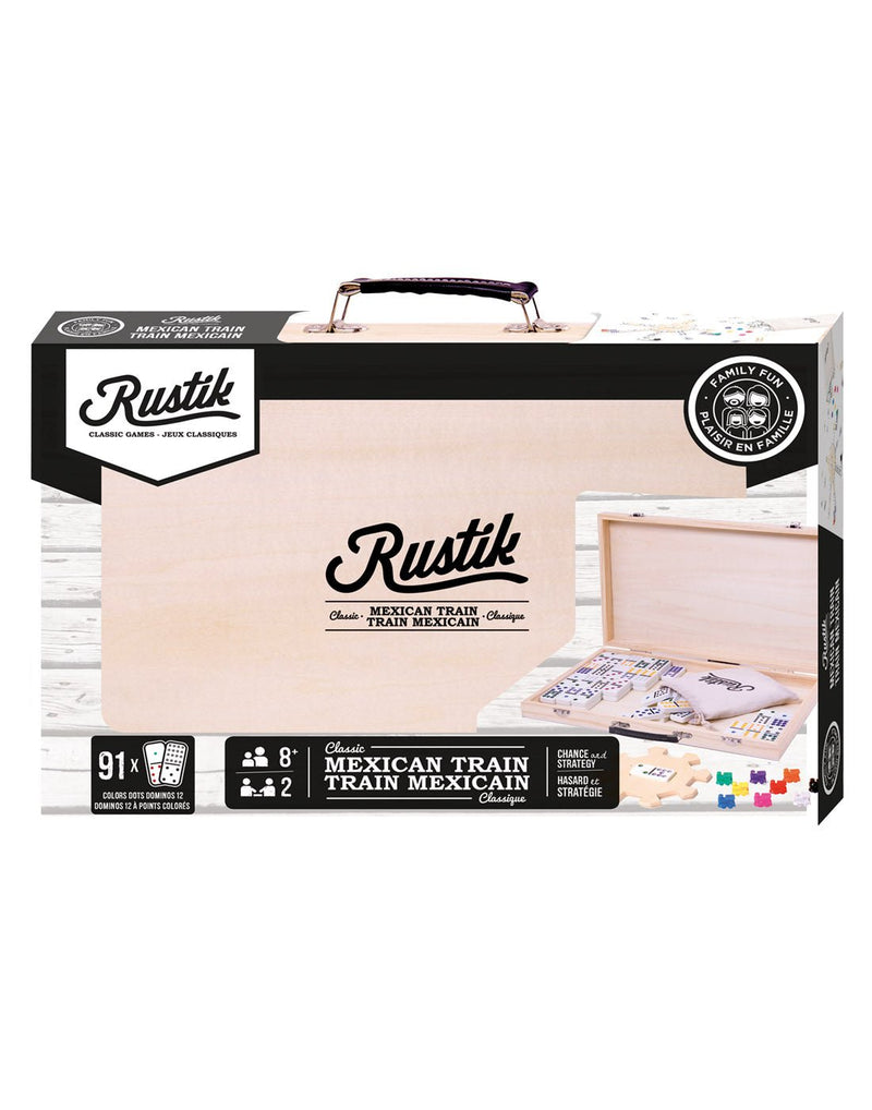 Rustik Classic Mexican Train Game, package view