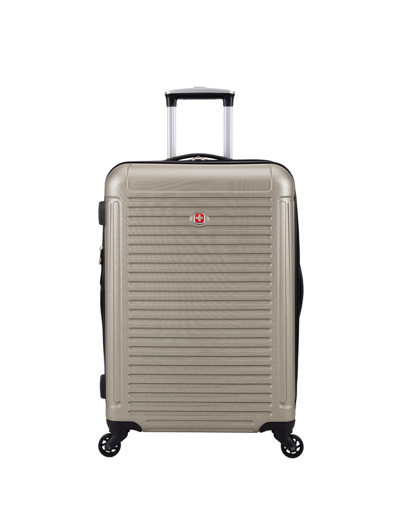 Swiss Gear Escapade 5 Hardside 24" Expandable Spinner, sand, front view