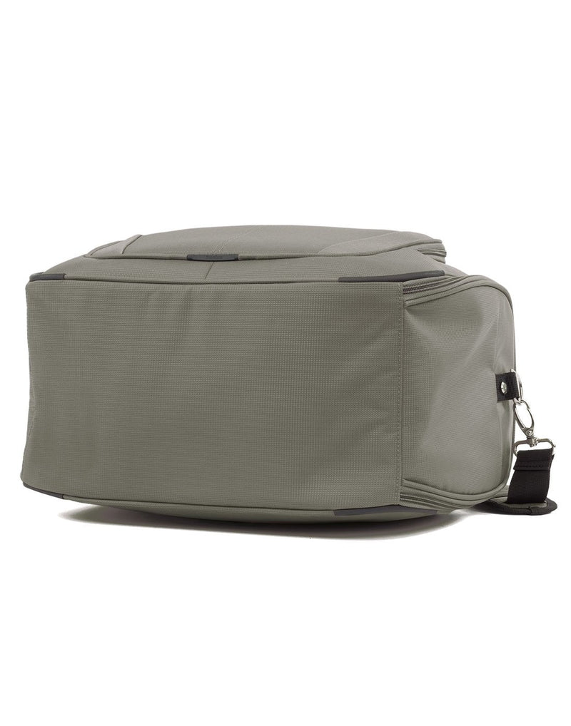 Travelpro maxlite 5 11" slate green colour soft tote lower side view