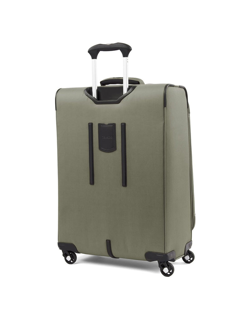 Travelpro maxlite 5 25" exp spinner slate green colour luggage bag back view