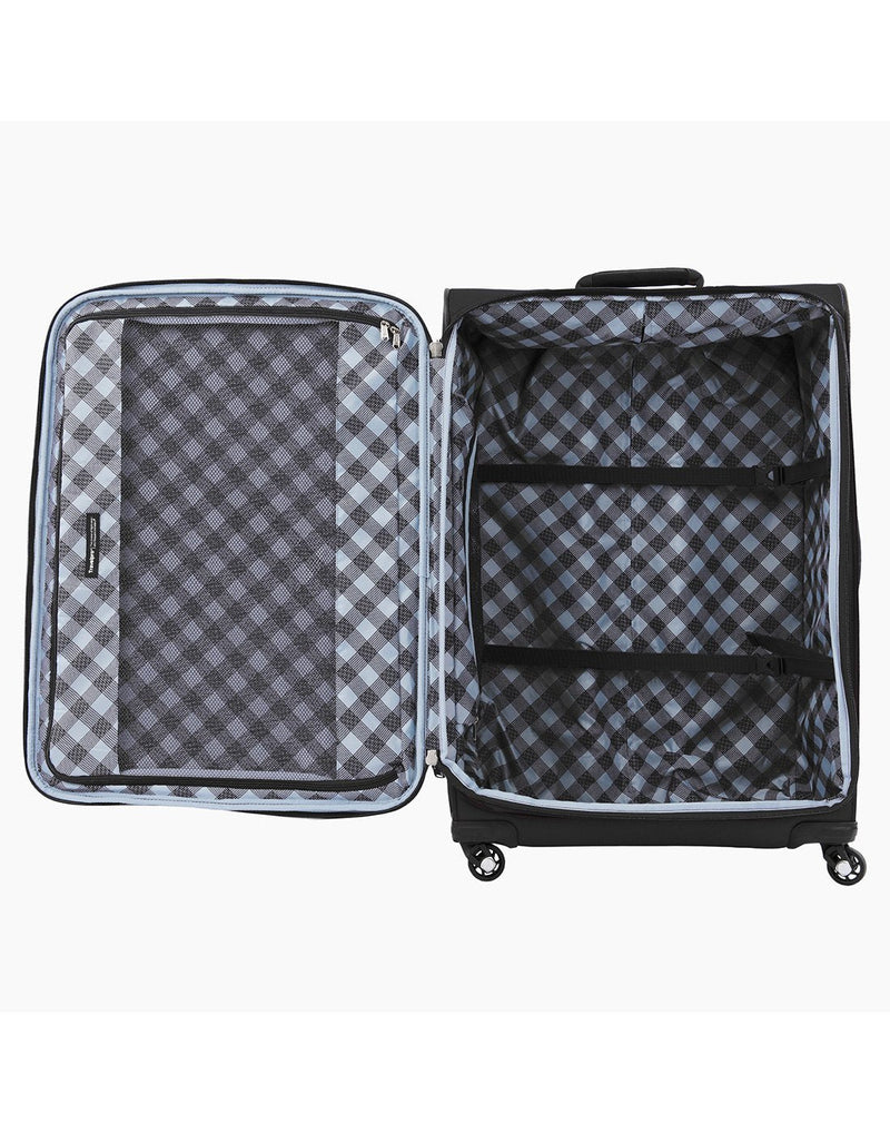 Travelpro maxlite 5 29" exp spinner black colour luggage bag interior