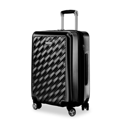 Ricardo Beverly Hills Melrose 20" Hardside Spinner Carry-on with diagonal texture and four wheels.