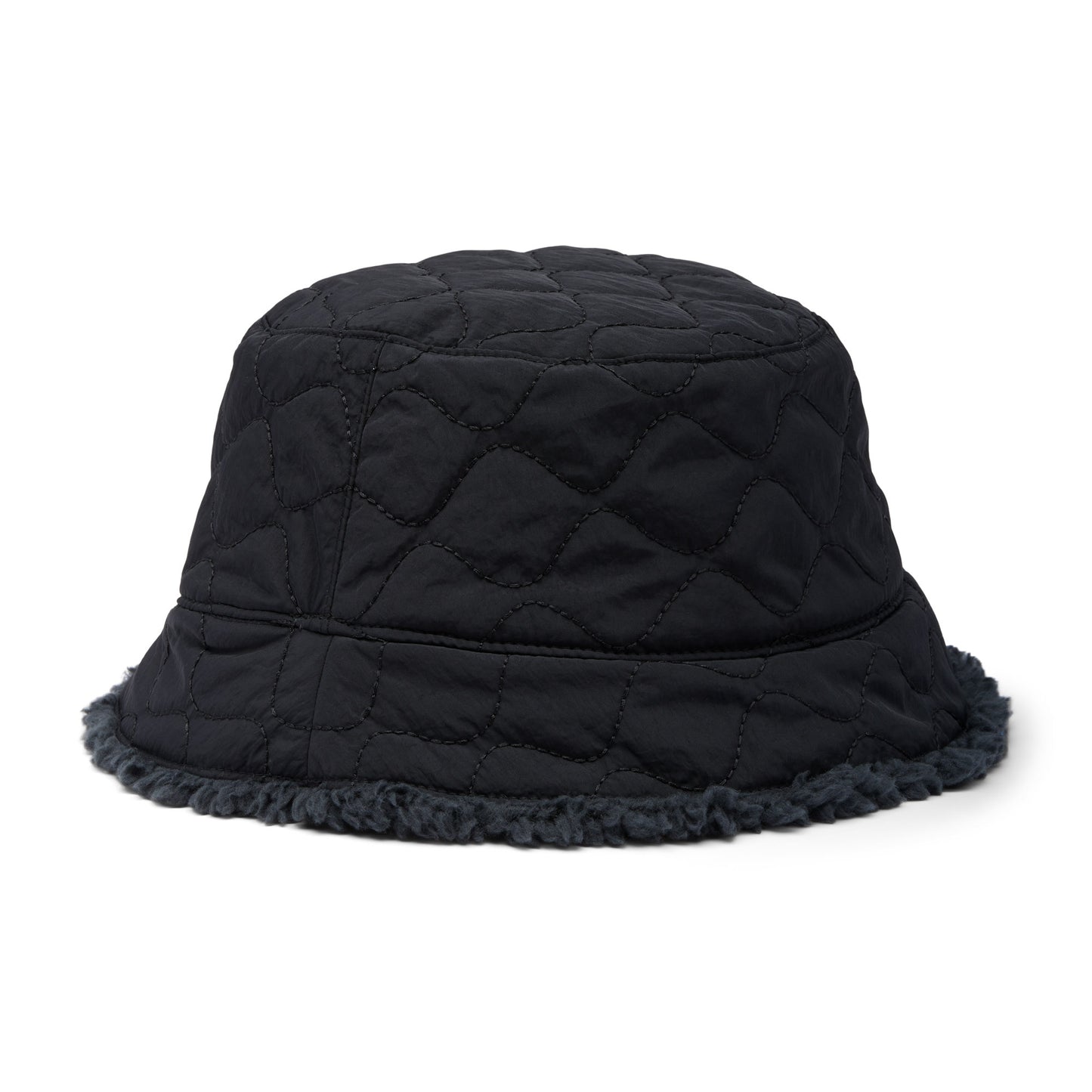 Columbia Winter Pass™ II Reversible Bucket Hat, black, quilted side, back view