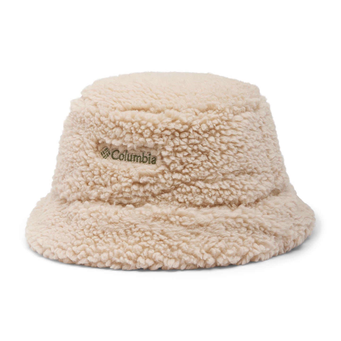 Columbia Winter Pass™ II Reversible Bucket Hat, stone green, reverse beige sherpa fuzzy lining