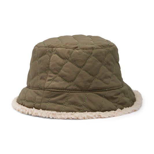 Product Image – Columbia Winter Pass™ II Reversible Bucket Hat, stone green, quilted side, back view