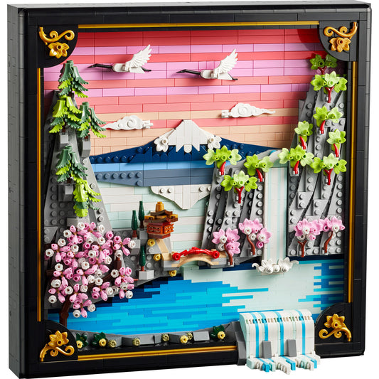 Product Image – LEGO® Japanese Cherry Blossom Landscape by LEGO—ONLINE ONLY, ideal for botanical-inspired room decor.