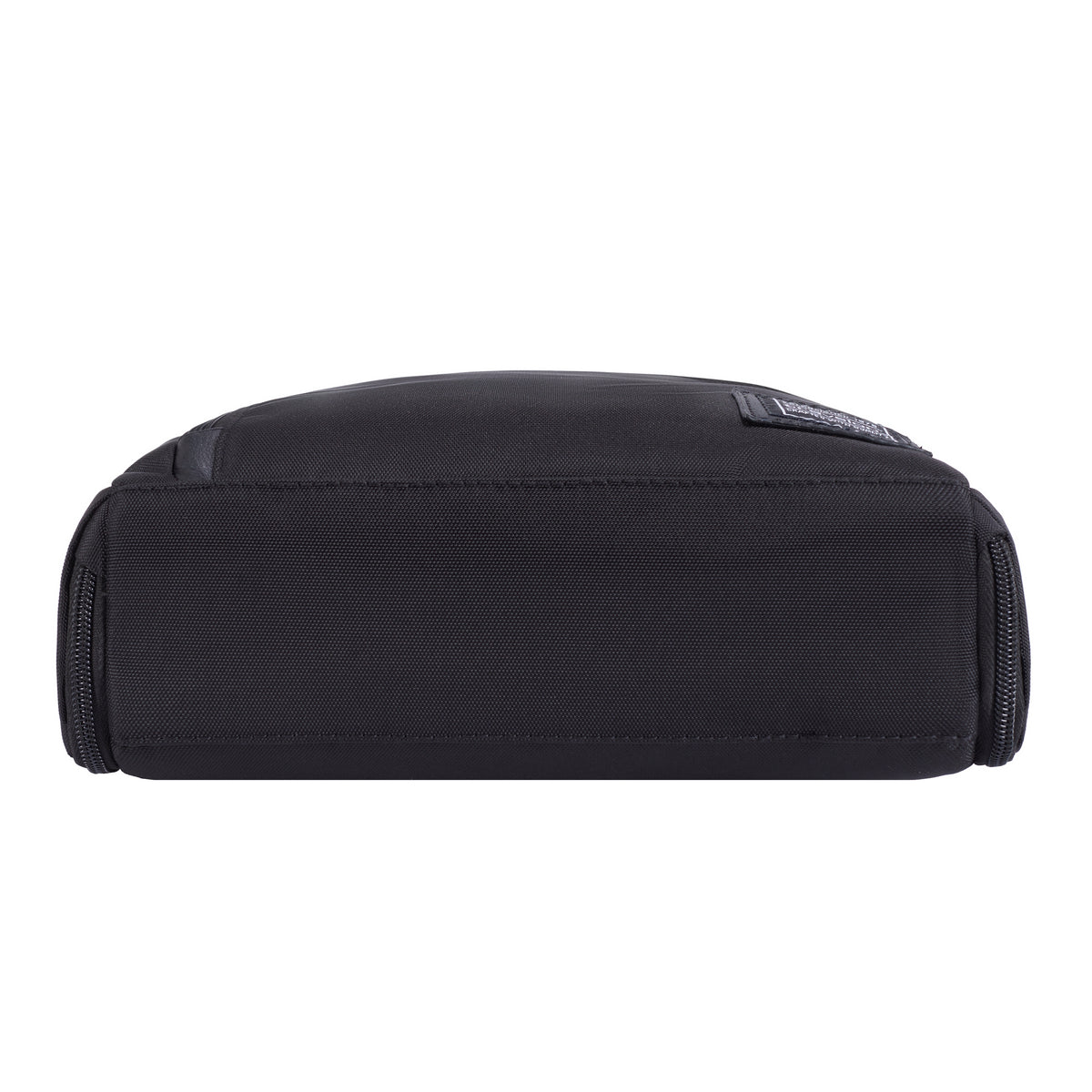 Travelon Anti-theft Heritage Tour Bag in black shown from the bottom on a white background.