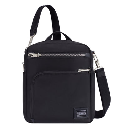 Travelon Anti-theft Heritage Tour Bag: slash-resistant, front zip pockets, adjustable strap. ONLINE ONLY.