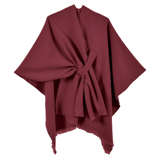 Product Image – Miss Caprice Gathered Front Poncho - ONLINE ONLY