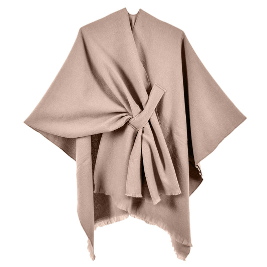 Product Image – Miss Caprice Gathered Front Poncho - ONLINE ONLY