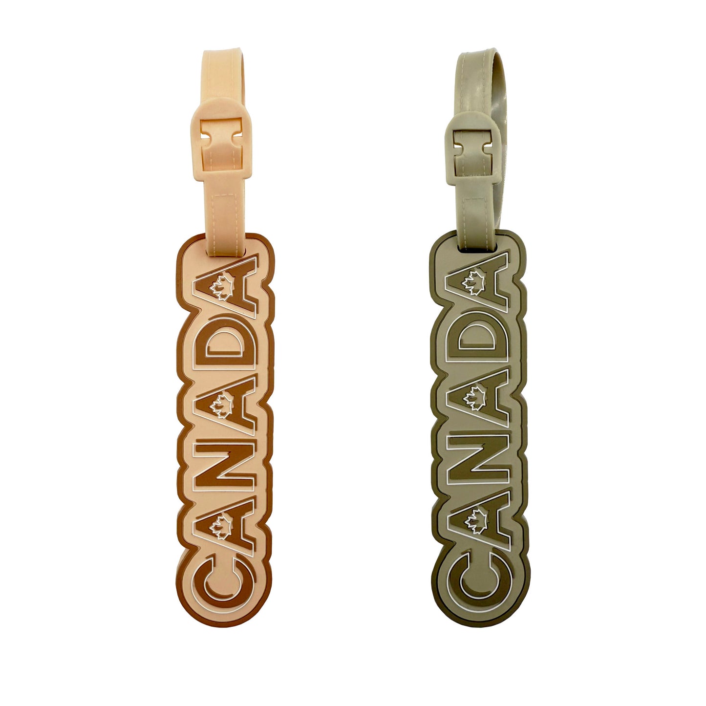MyTagAlongs Classic Canada Set of 2 Luggage Tags
