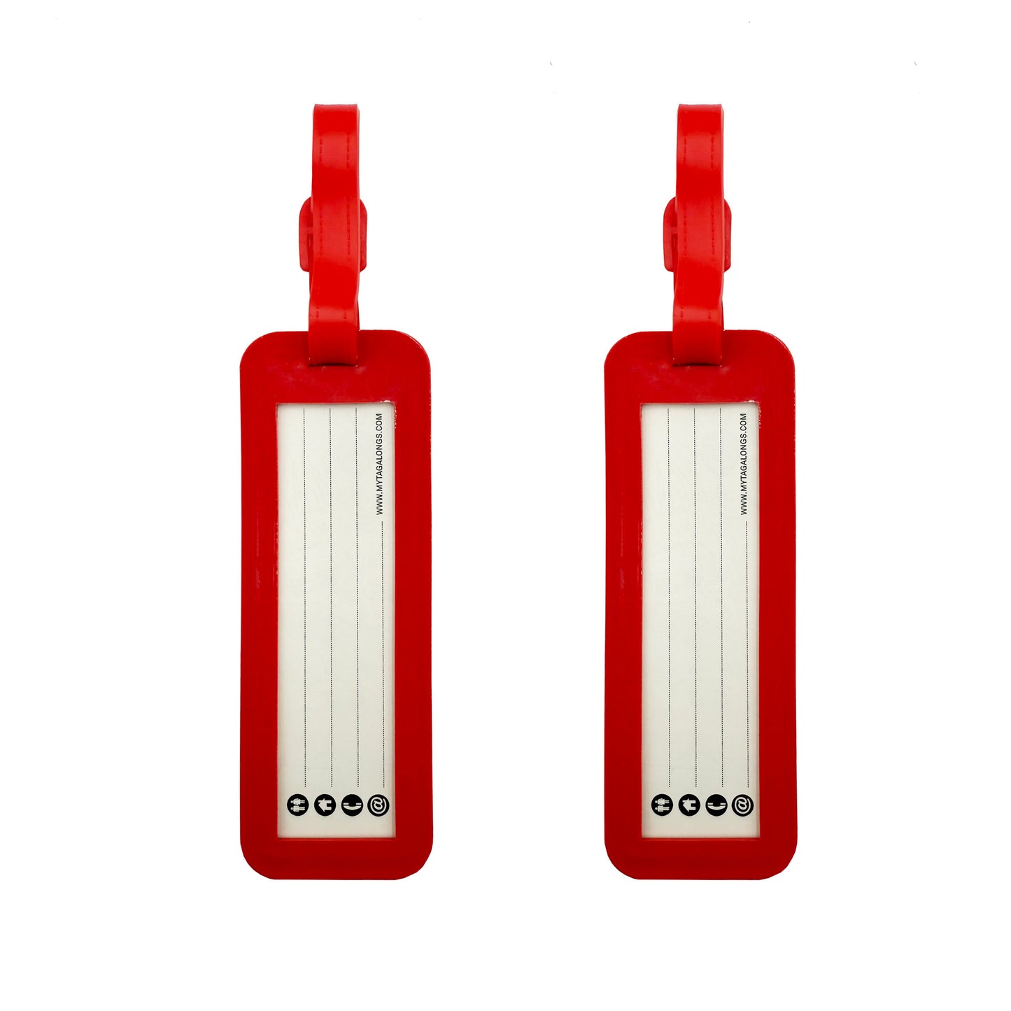 MyTagAlongs Canada Maple Leaf Set of 2 Luggage Tags