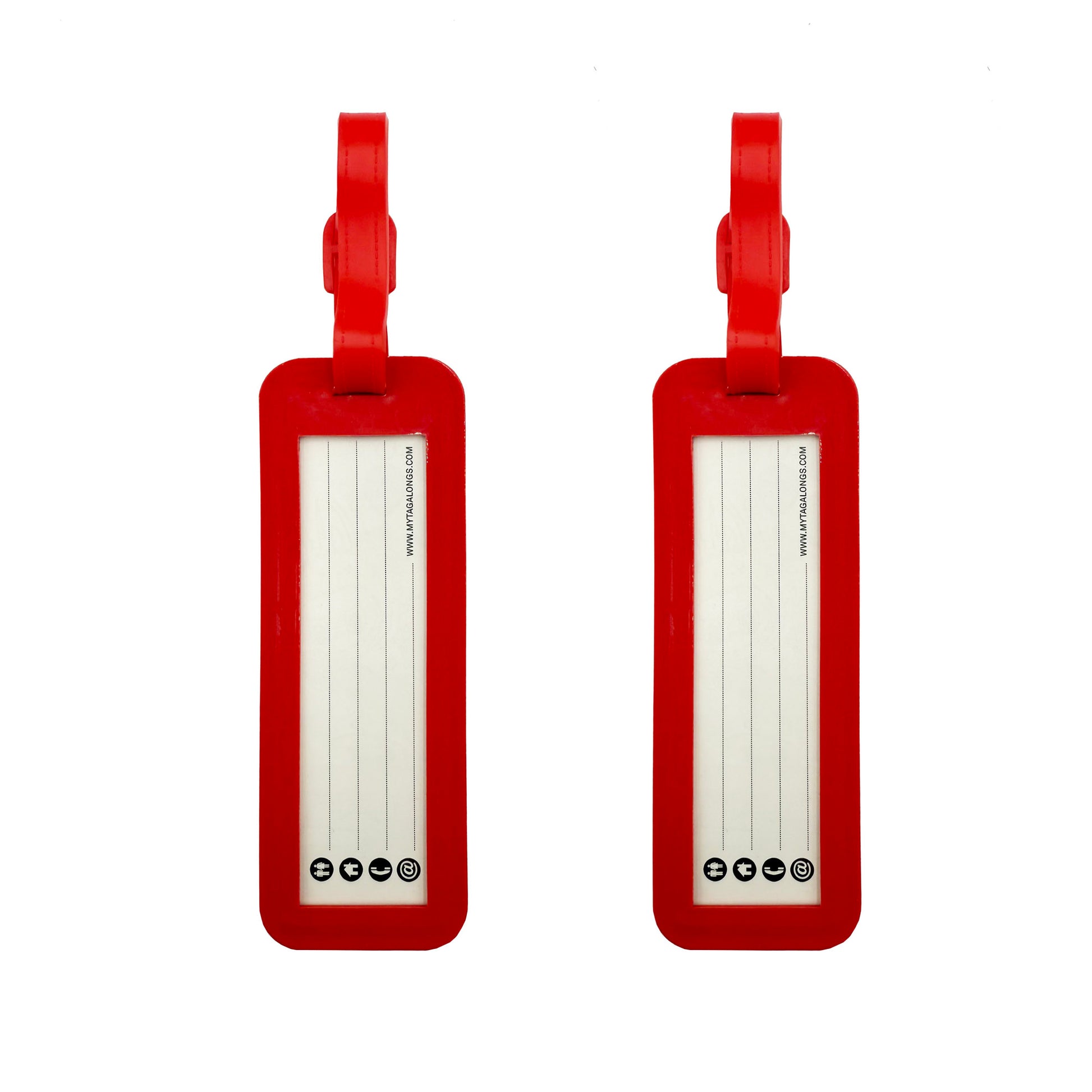 MyTagAlongs Canada Maple Leaf Set of 2 Luggage Tags