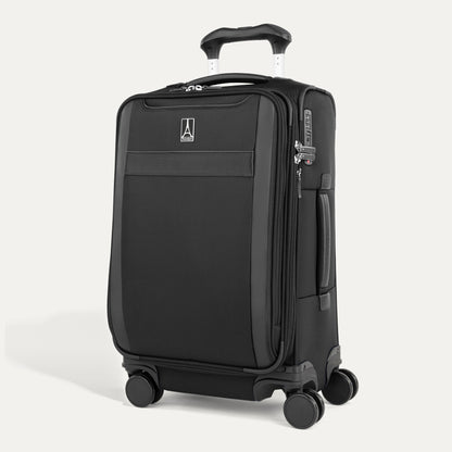 Travelpro® VersaPack®+ Carry-on Expandable Spinner with 4 wheels, front pocket & TSA lock, by Travelpro.
