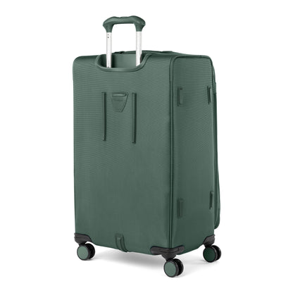 Travelpro® VersaPack®+ Large Check-in Expandable Spinner: durable, four-wheel, expandable luggage.