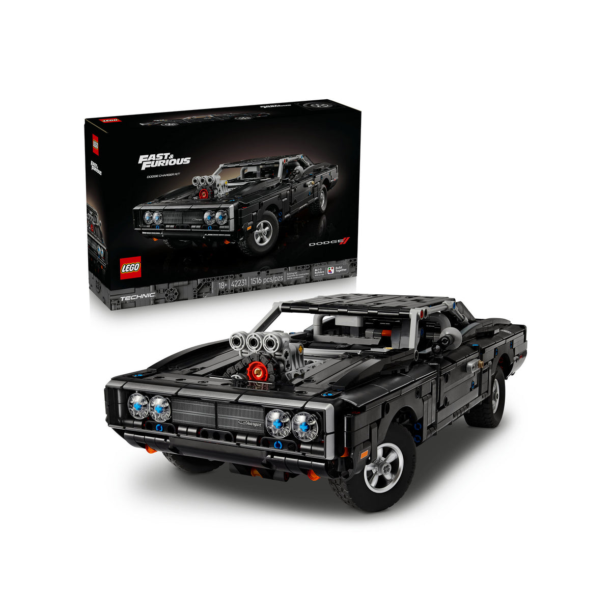 LEGO® Fast & Furious Dodge Charger R/T Car – great for adult collectors! ONLINE ONLY.