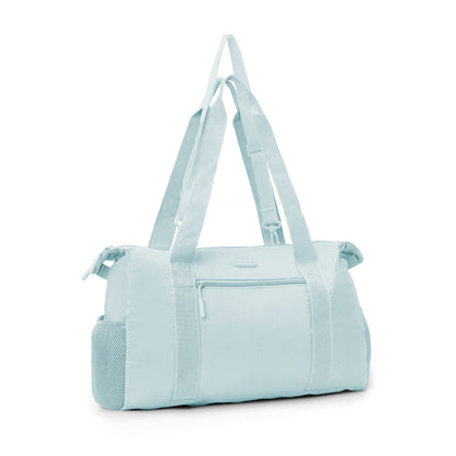 Travelon Pi Daily Carry Tote, ice blue, front angled view