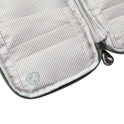 Close-up of the Travelon RFID Blocking Zip Passport Wallet, perfect as a minimalist wallet.