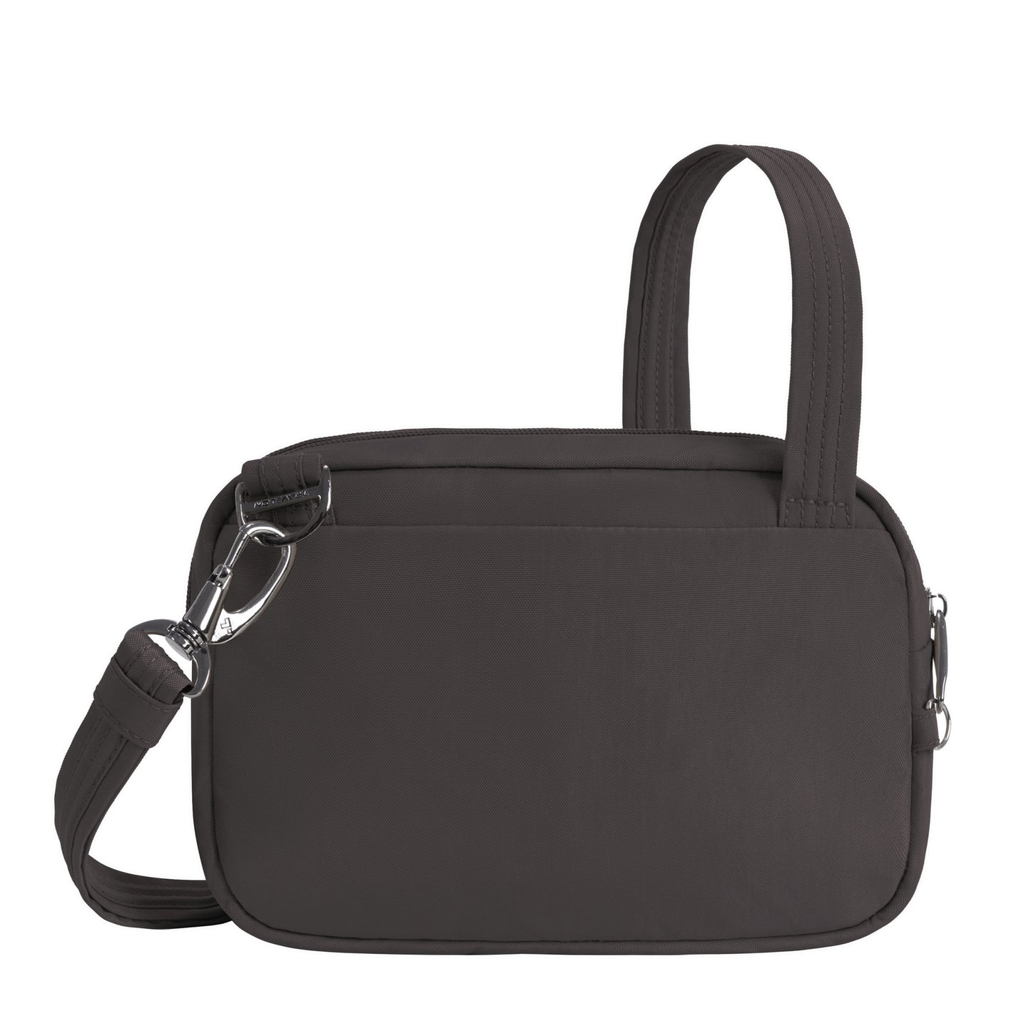 The Travelon Runways Anti-theft Double Compartment Crossbody keeps you organized with style and security.