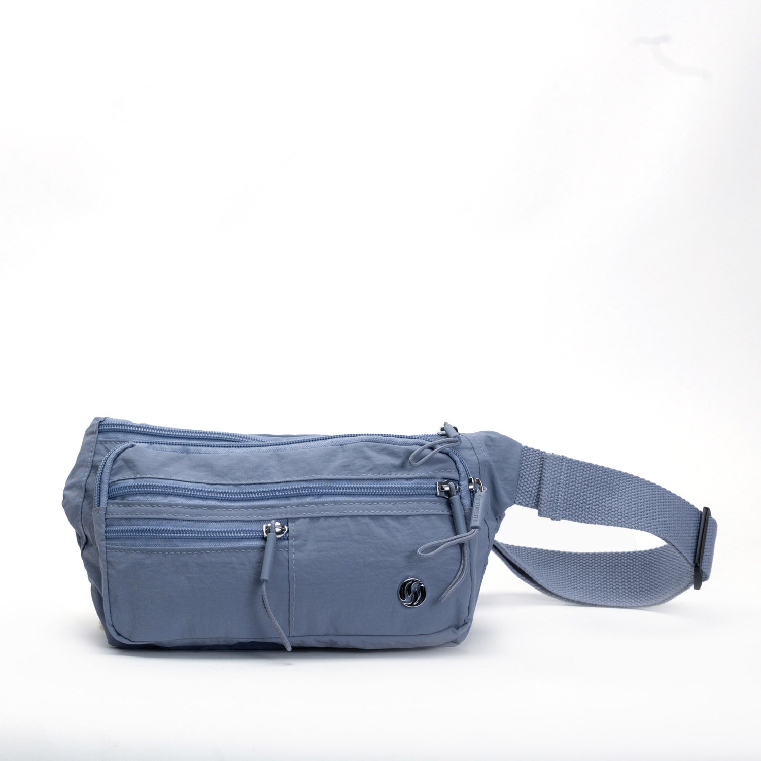 Miss Caprice Unisex Waist Bag, light blue, front view