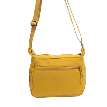 The Miss Caprice Multi-zip Small Hobo Crossbody for women features an adjustable strap and front zip pocket.