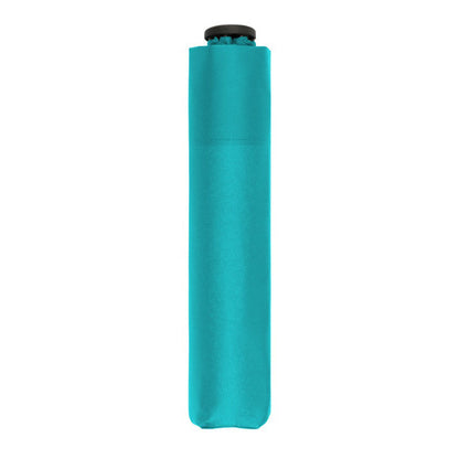 Doppler Zero 99 Umbrella, aqua blue, closed view