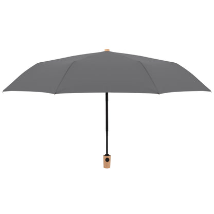 Doppler Nature Magic Umbrella in slate grey, open side view