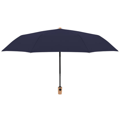 Doppler Nature Magic Umbrella in deep blue, open side view