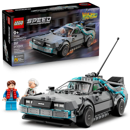 LEGO® Time Machine from Back to the Future set with model car kit and two minifigures by LEGO - ONLINE ONLY.
