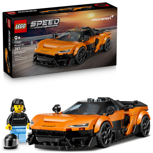 Product Image – LEGO® McLaren W1 - ONLINE ONLY race car toy with 287 pieces and minifigure by LEGO.