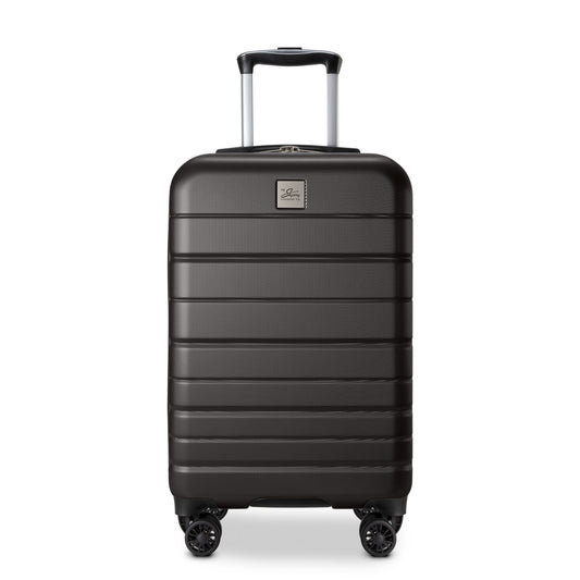 Product Image – Skyway Epic 2.0 Hardside Carry-on Spinner: black, 4 wheels, telescopic handle—your perfect travel companion.