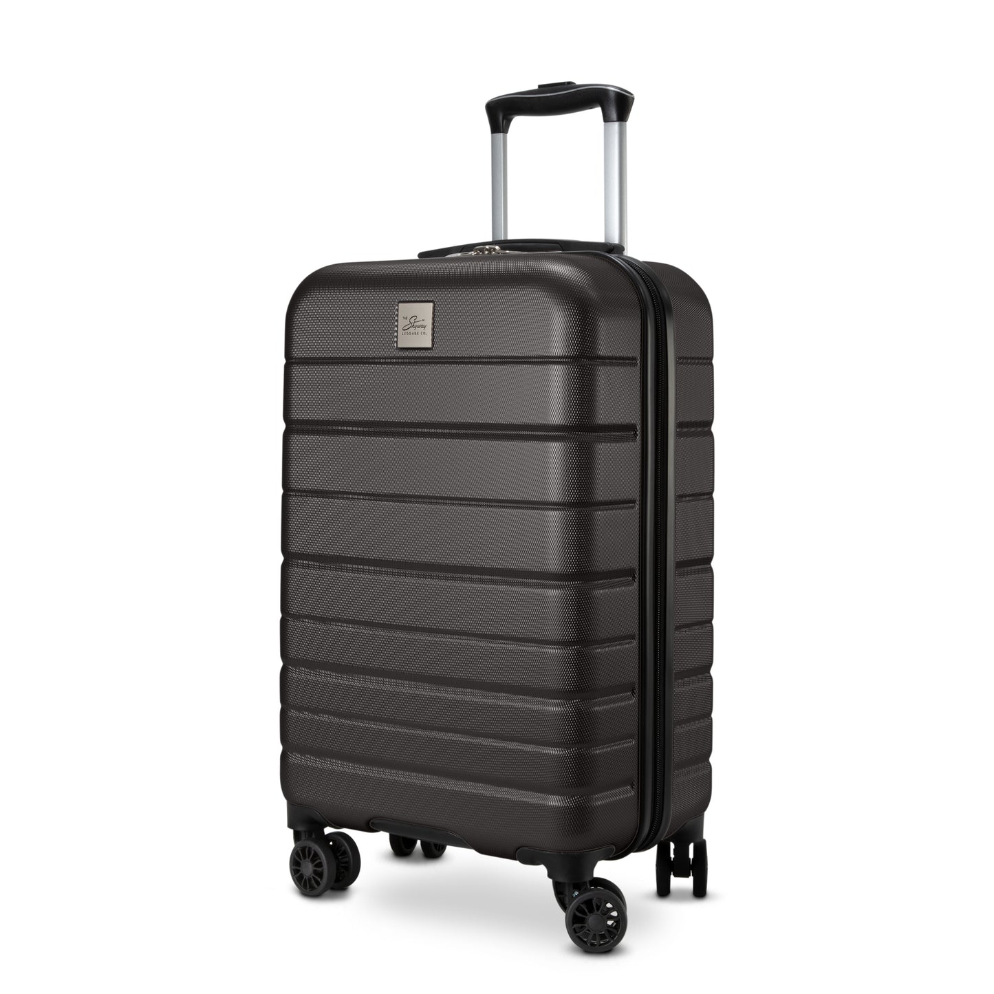 The Skyway Epic 2.0 Hardside 3-Piece Set features black cases with a telescoping handle and 360° dual wheels.