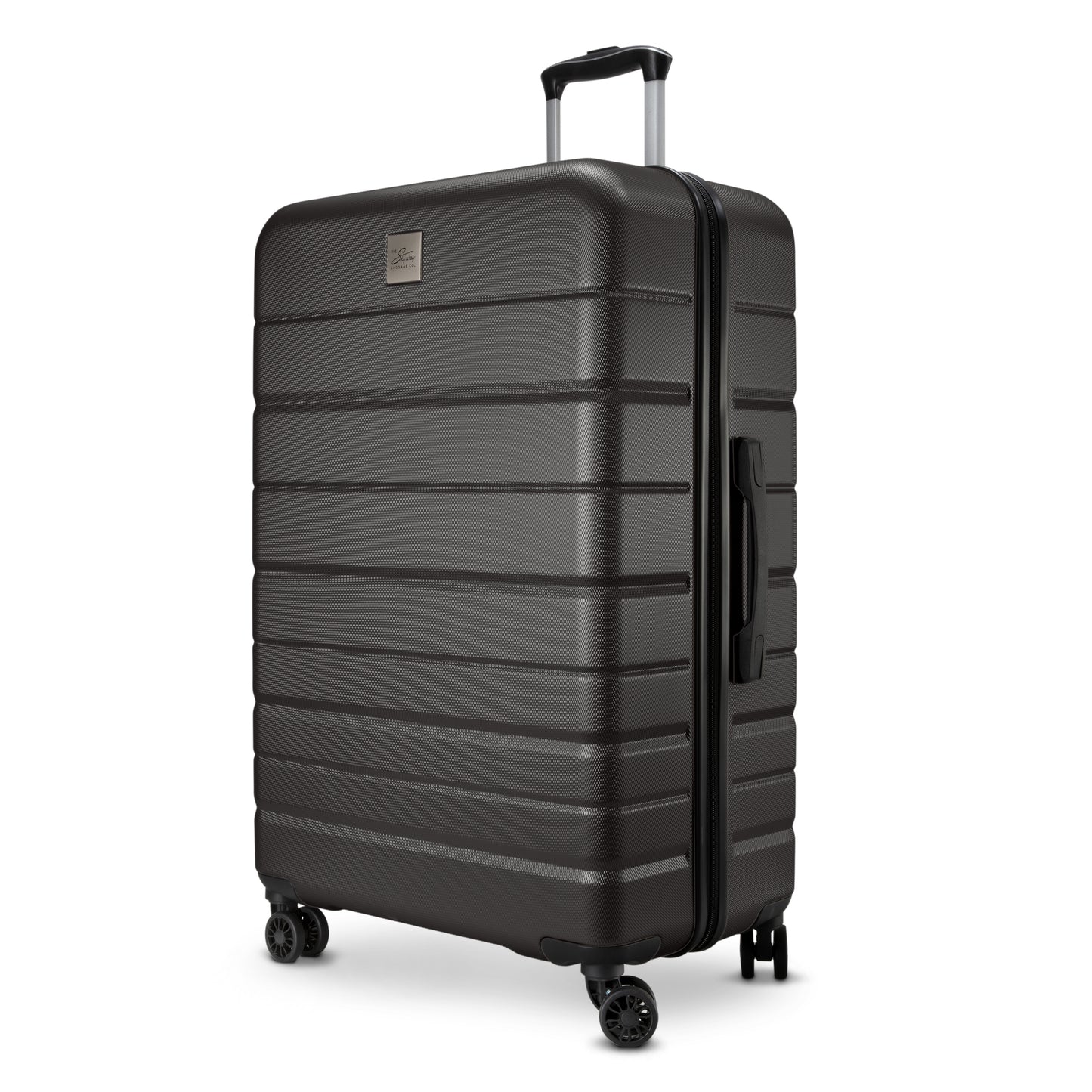 Skyway Epic 2.0 Hardside luggage set with 360° dual wheels and a telescopic handle, shown on white.