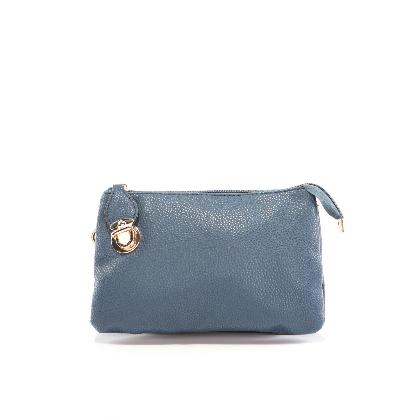 Alina's RFID Clutch Wristlet in navy, front view