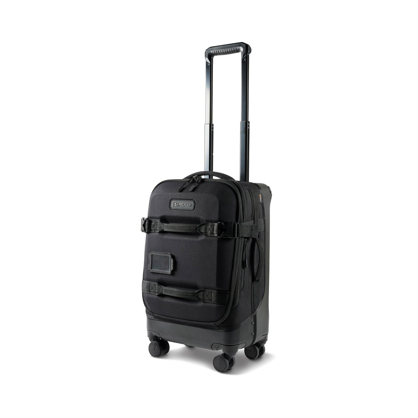 Pelican™ Aegis Carry-on 4-Wheel Hybrid Duffel, black, front angled view.
