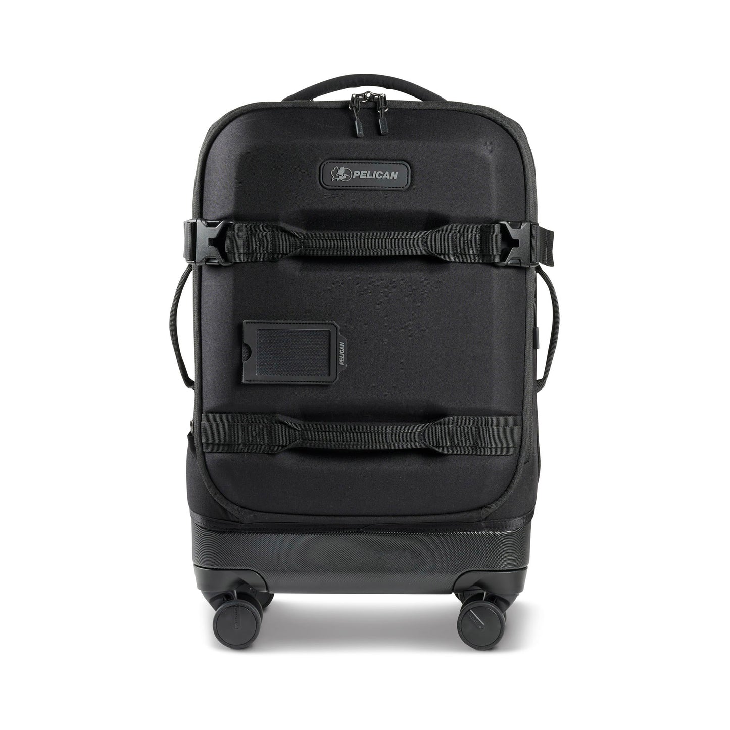 Pelican™ Aegis Carry-on 4-Wheel Hybrid Duffel, black, front view.