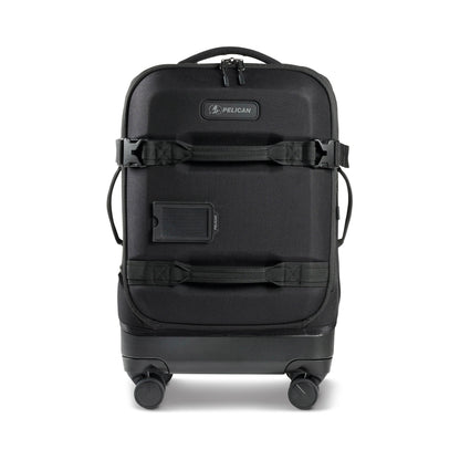 Pelican™ Aegis Carry-on 4-Wheel Hybrid Duffel, black, front view.