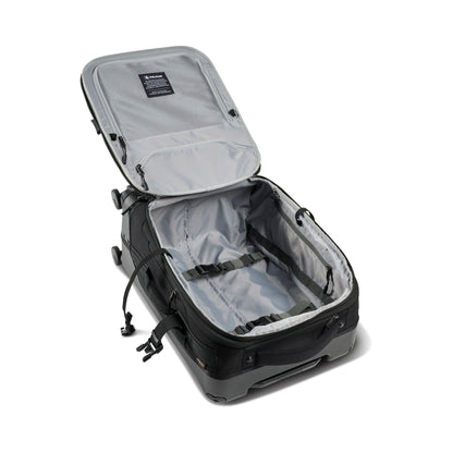 Pelican™ Aegis Carry-on 4-Wheel Hybrid Duffel, black, inside view.