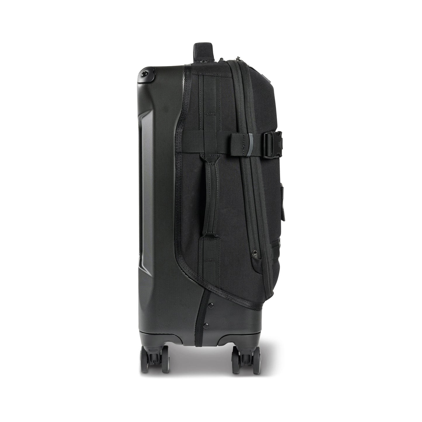 Pelican™ Aegis Carry-on 4-Wheel Hybrid Duffel, black, left side view.