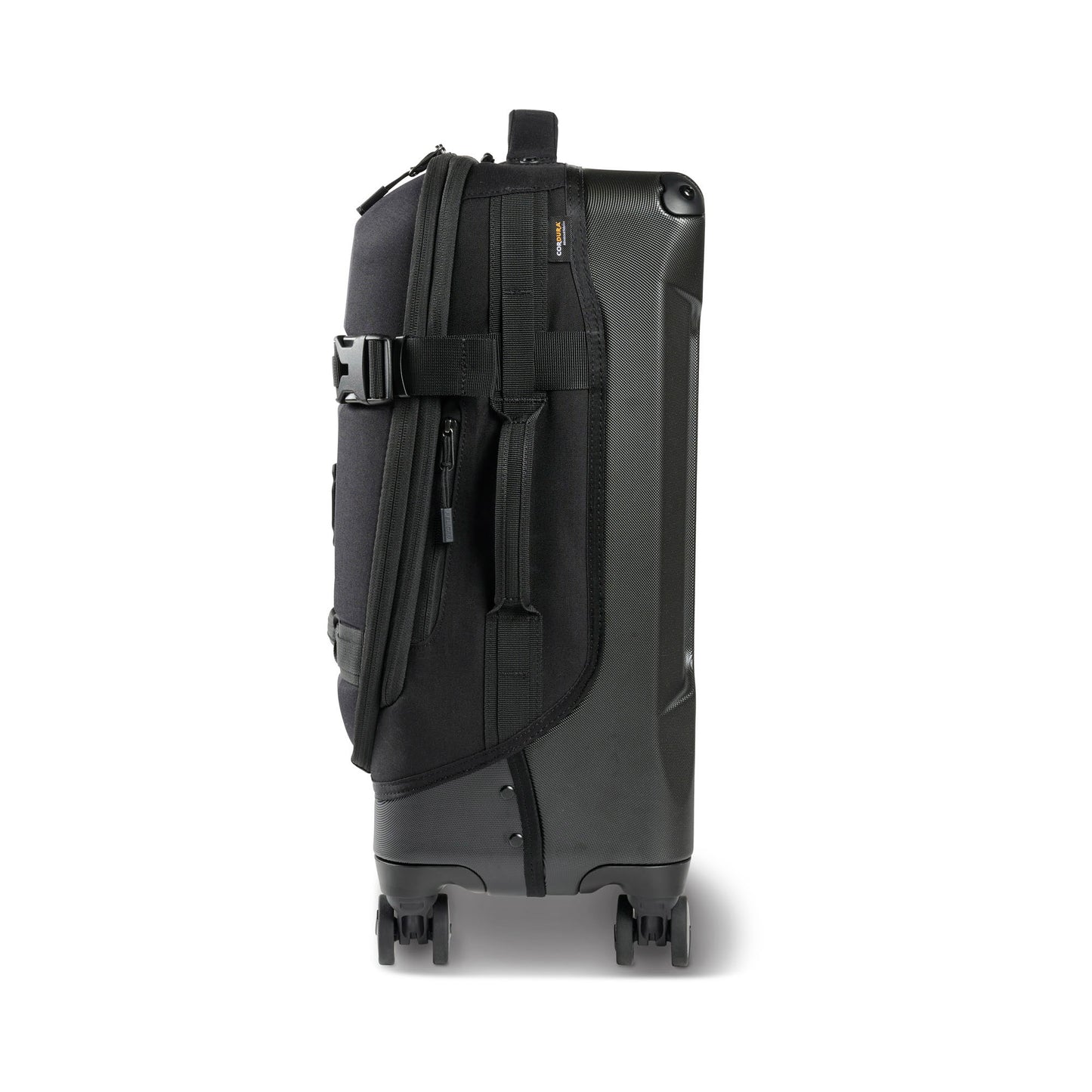 Pelican™ Aegis Carry-on 4-Wheel Hybrid Duffel, black, right side view.