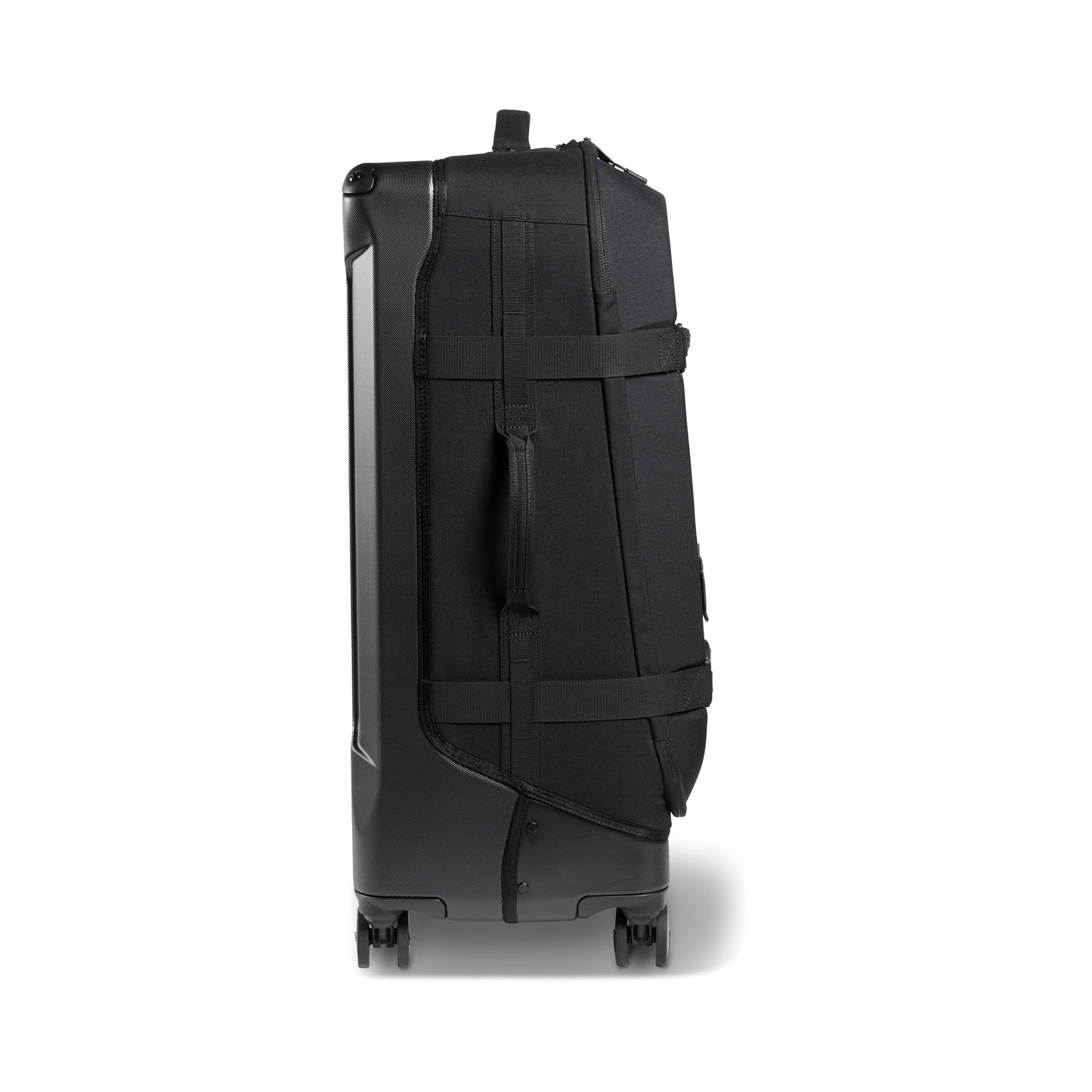 Pelican™ 30" Aegis Check-in 4-Wheel Rolling Hybrid Duffel, black, left side view.
