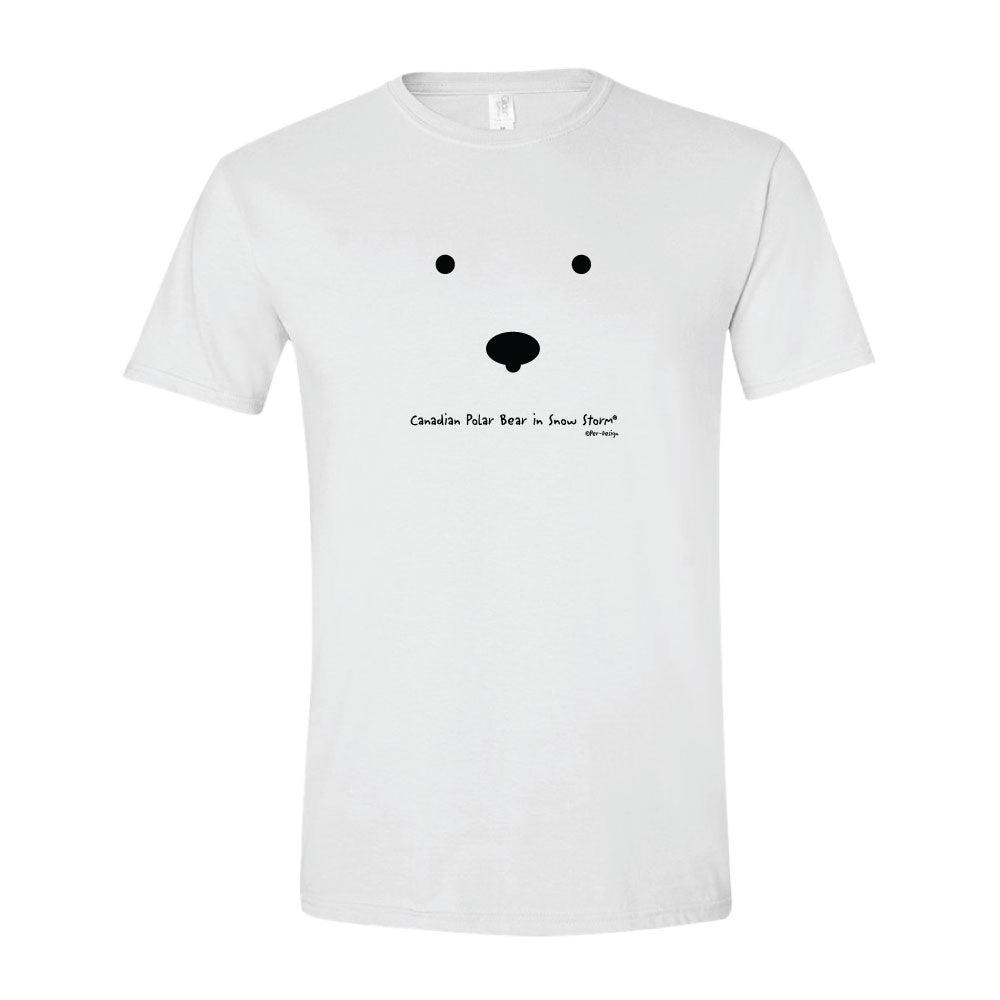 Unisex Soft Style T-Shirt - Polar Bear - ONLINE ONLY