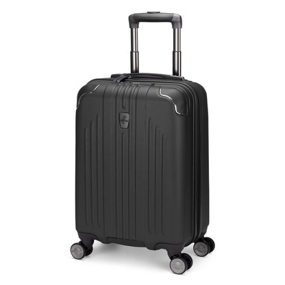 Atlantic Propeller 19" Hardside Spinner Carry-on, black, front angled view