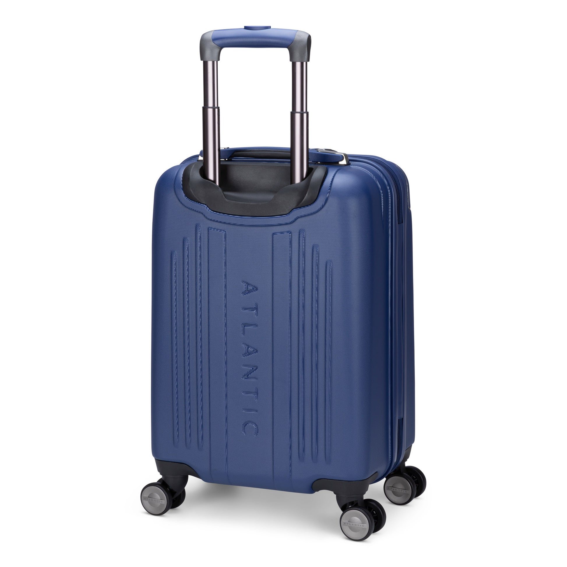 Atlantic Propeller 19" Hardside Spinner Carry-on, dark navy, back angled view