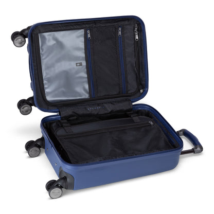 Atlantic Propeller 19" Hardside Spinner Carry-on, dark navy, open view