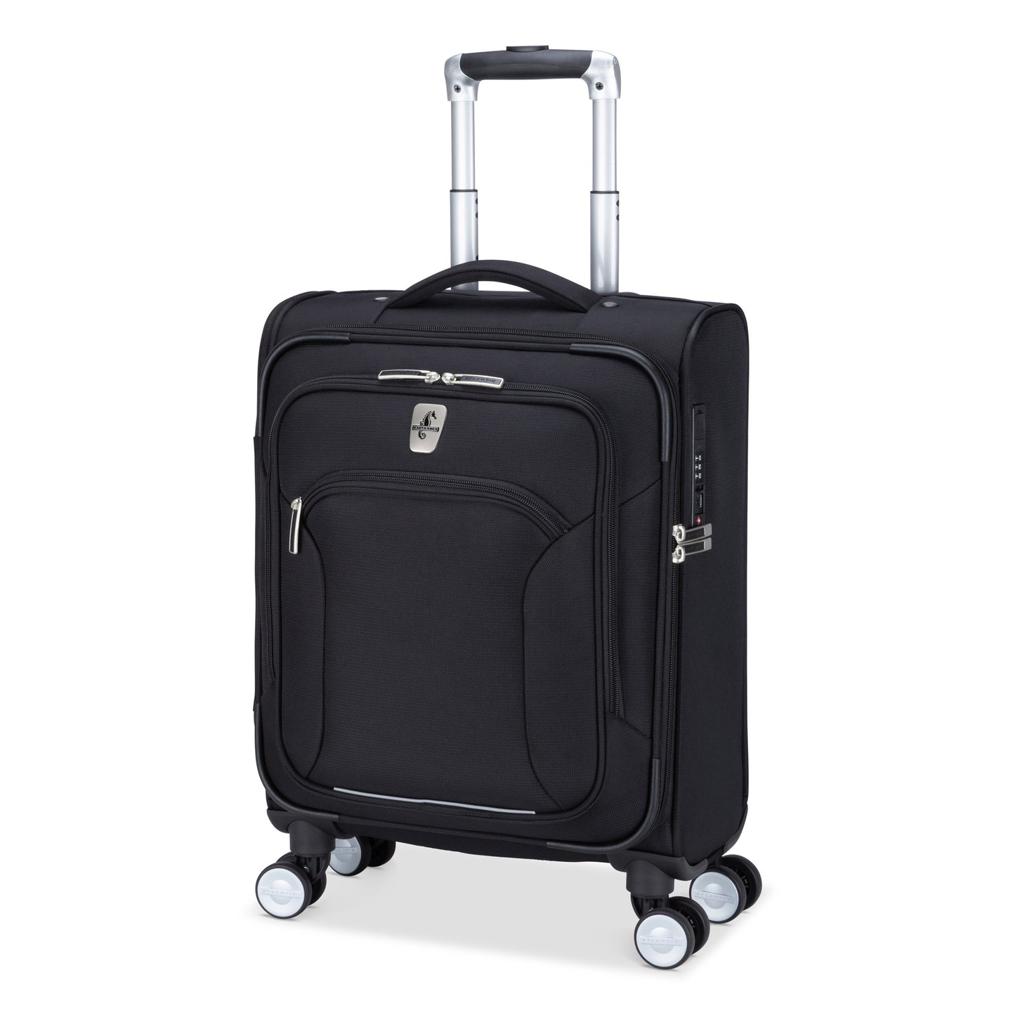 Atlantic Sailbound 19" Spinner Carry-on, black, front angled view